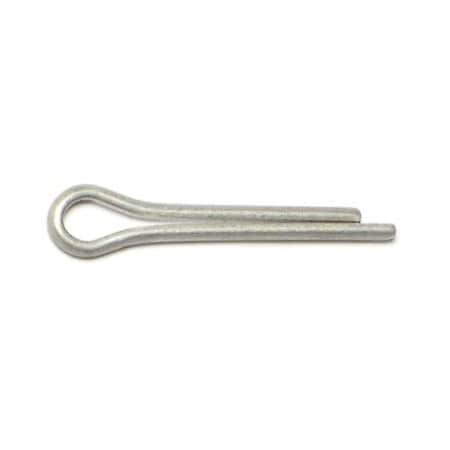 Midwest Fastener Extended Prong Cotter Pin, 1/8 in Dia, 3/4 in L, 18-8 Stainless Steel, 20 PK 74813